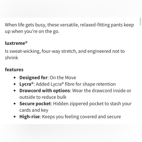 Lululemon keep moving high rise- full length - Picture 9 of 9